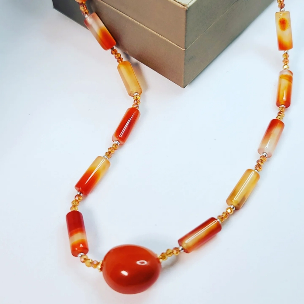 Carnelian necklace